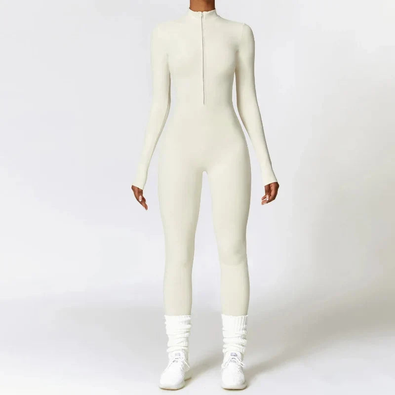 Zip Front Training Jumpsuit